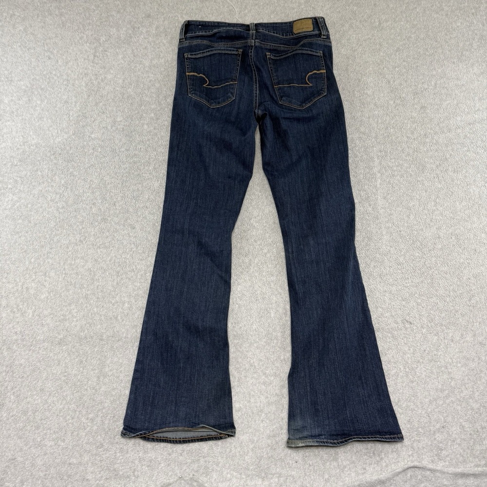 American Eagle Hi-Rise Artist Flare Dark Wash Size 10‎ Short